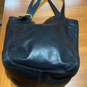 COACH black leather 4082